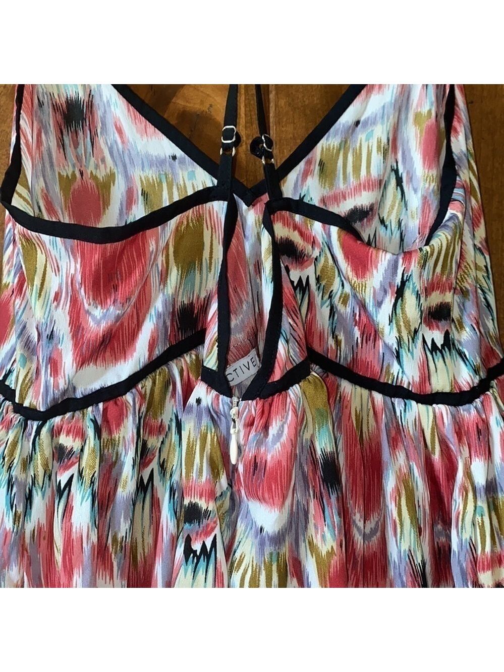 C-Lective Absrtact Floral Printed Maxi Dress - Picture 3 of 8